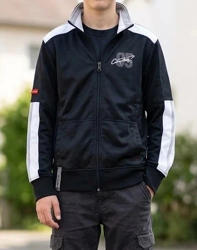 Veste survêtement noire et blanche marque complices neuve